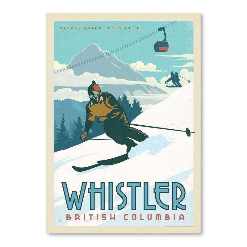 Americanflat Canada Whistler Bc by Anderson Design Group 16"x20